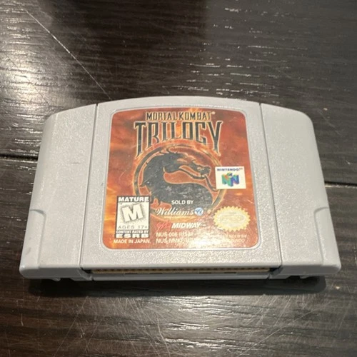 Midway Mortal Kombat Trilogy Nintendo 64 N64 Fighting Game NTSC-U/C M Rated
