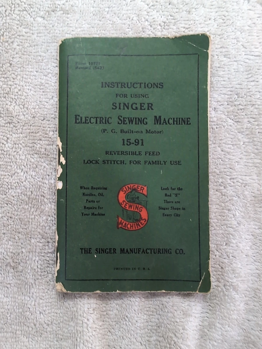 Antique Original Collectible Sewing Manuals & Books for sale | eBay