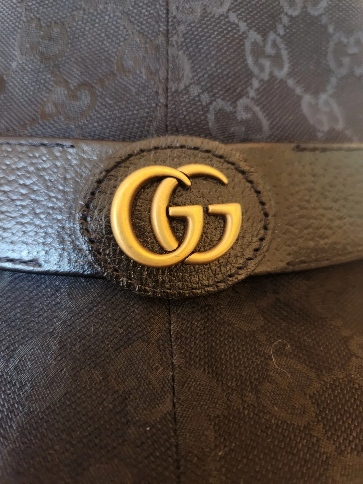Gucci Bucket Hat / Fischerhut – GG Canvas Schwarz authentic XL (59 cm) N138