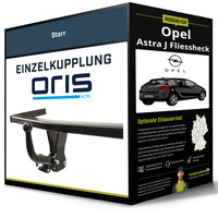 Starre AnhäNgerkupplung für Opel Astra J Fliessheck 11.2009-09.2012 Typ P10 Oris