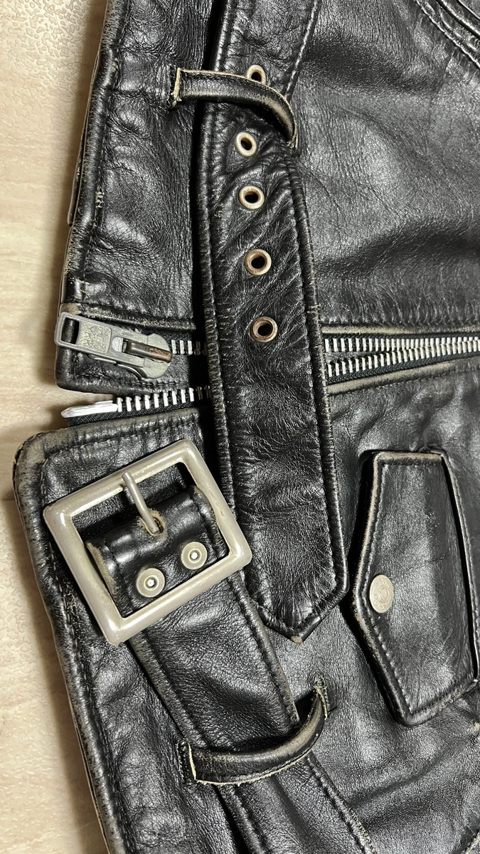 Schott 618 36 Perfecto Doble Piel de Vaca Cuero Moto Chaqueta 641 613 118