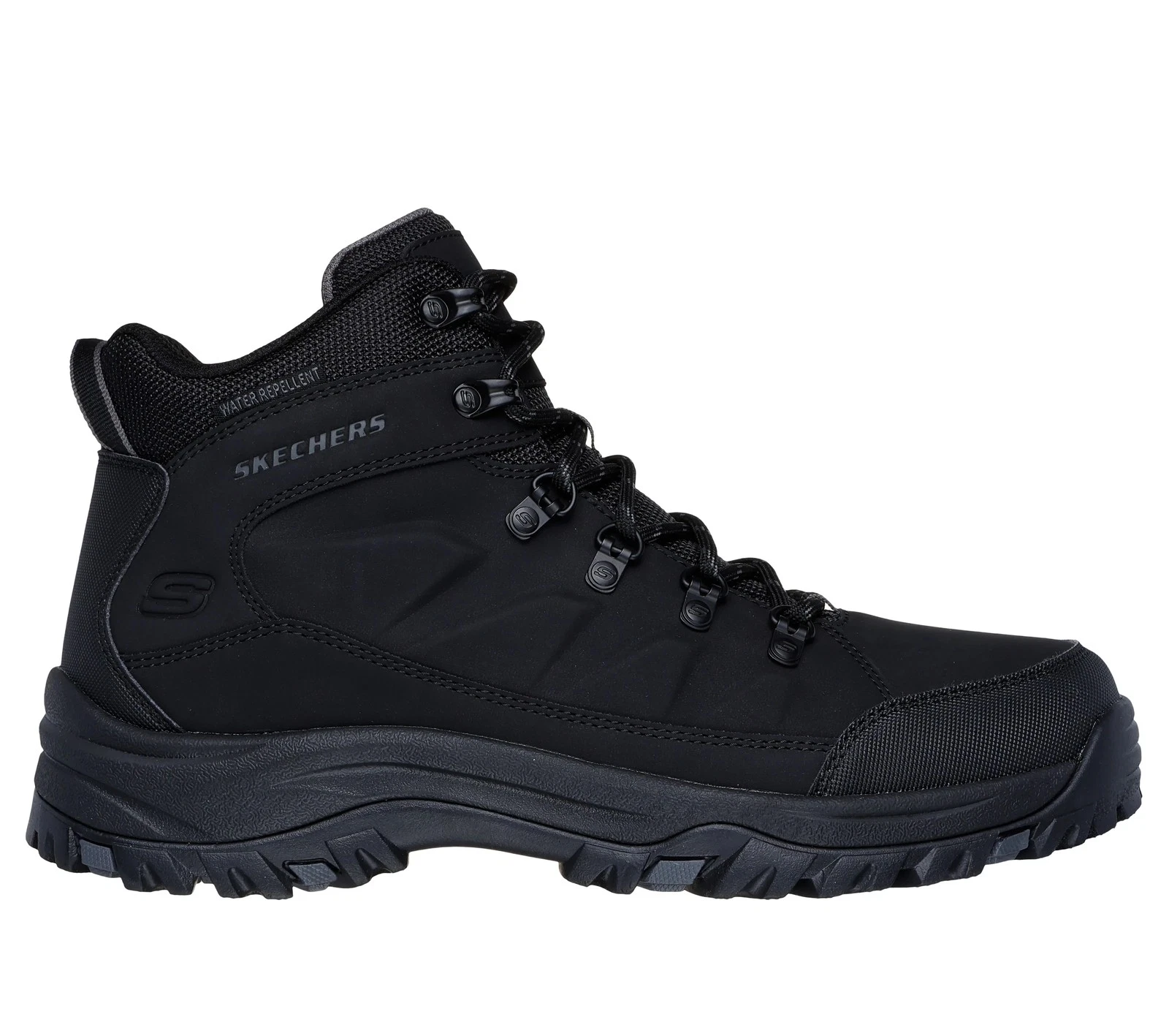 Skechers Mens Relaxed Fit Relment Daggett Hiking Boots 204642 - Black - New
Opens in a new window or