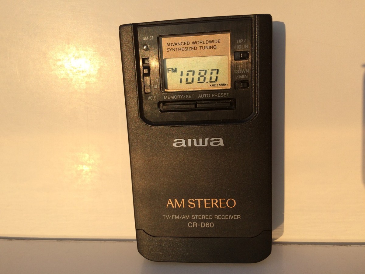 Aiwa CR-D60 Radio Receiver FM/AM Stereo/TV Advanced Worldwide