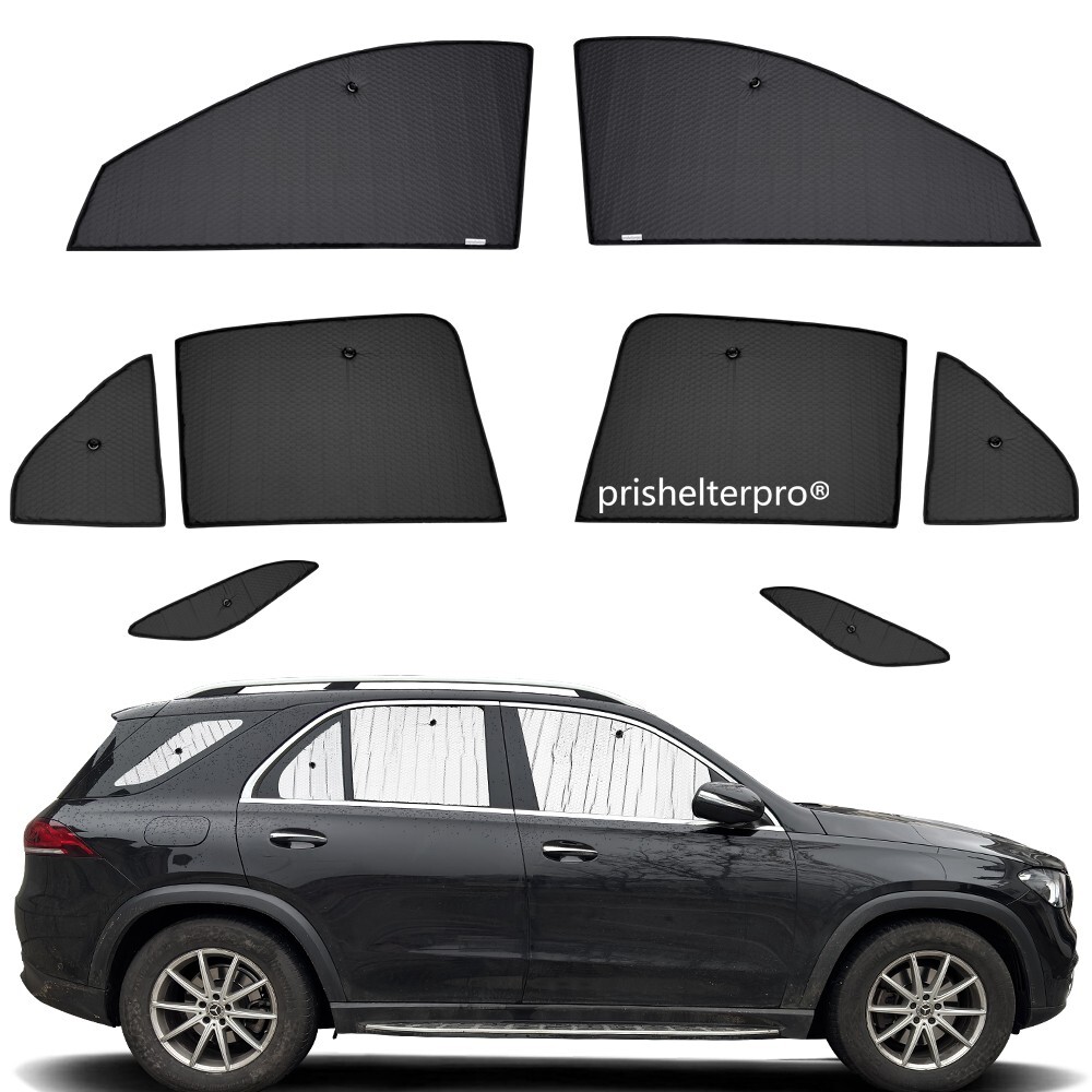 Fit For Mercedes-Benz GLE 20-25 Side Window Black Silver Camp