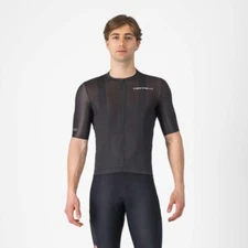 CYCLING SHORT SLEEVE JERSEY BRAND: CASTELLI UNLIMITED ENTRATA 3 LIGHT BLACK-2025