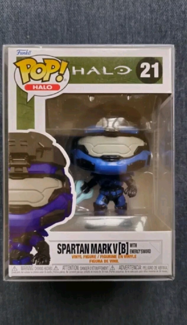 Funko Pop! Ganes Halo Spartan Mark V B In Protector