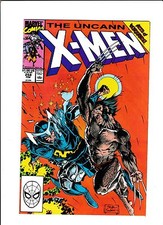 UNCANNY X-MEN #258  [1990 FN]  AWESOME WOLVERINE COVER!