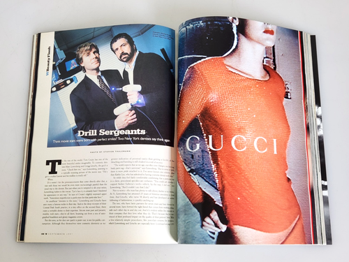 Vintage Fashion W Magazine September 1997 Carolyn Murphy Velvet Mafia -268 - Picture 2 of 5