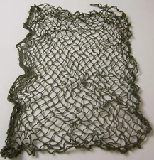  WWII US ARMY OR MARINE INFANTRY & AIRBORNE M1 STEEL HELMET NET -OD "GREEN"