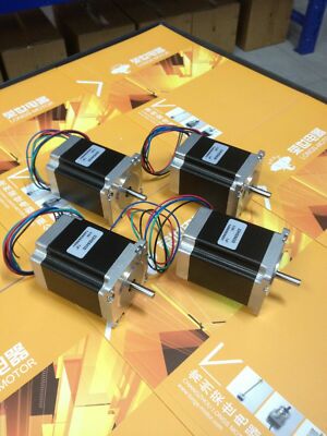 Stepper Motor 4PCS NEMA23 270 oz-in 3.0A 23HS8430 CNC Mill Cut LONGS-MOTOR