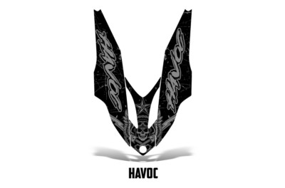 Sled HOOD ONLY Graphic Decals Stickers For Yamaha Apex 2006-2010 HAVOC S