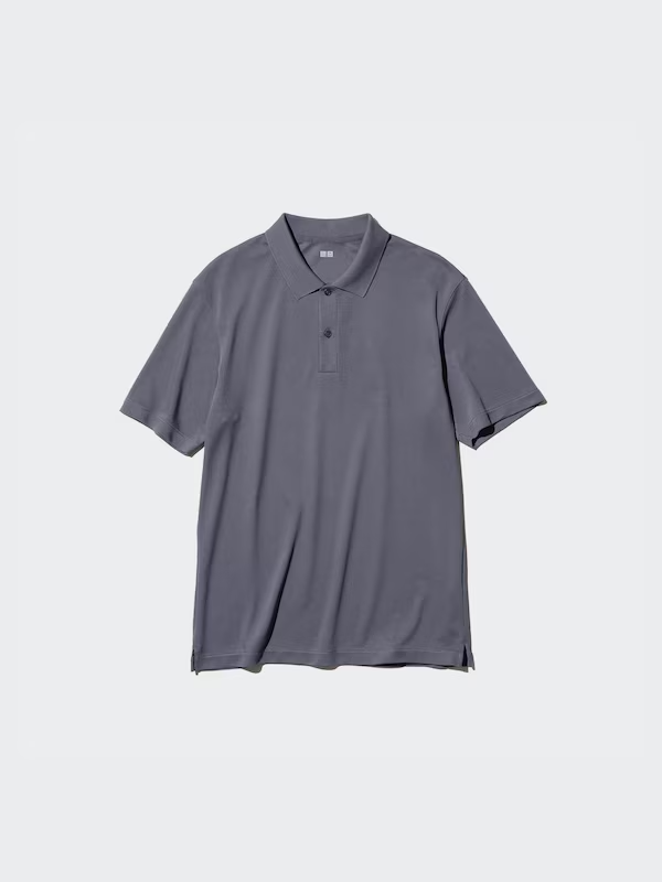 ASK availability first) UNIQLO AIR ism cotton pique polo shirt new