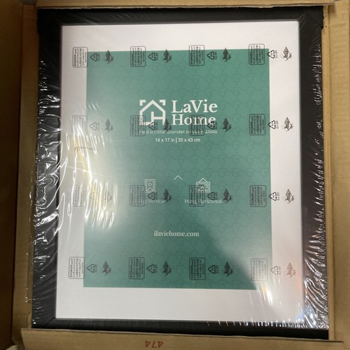 LaVie Home 14x18 Picture Frame Black Poster Frame
