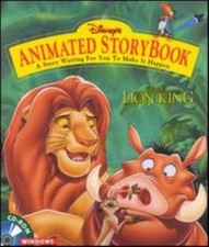 Disney's The Lion King: Animated StoryBook PC CD kids animated movie based game 