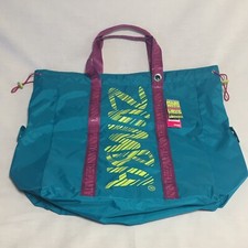NEW ZUMBA Fast Dash Nylon Tote Lightweight Large Bag Womens Turquoise Purple