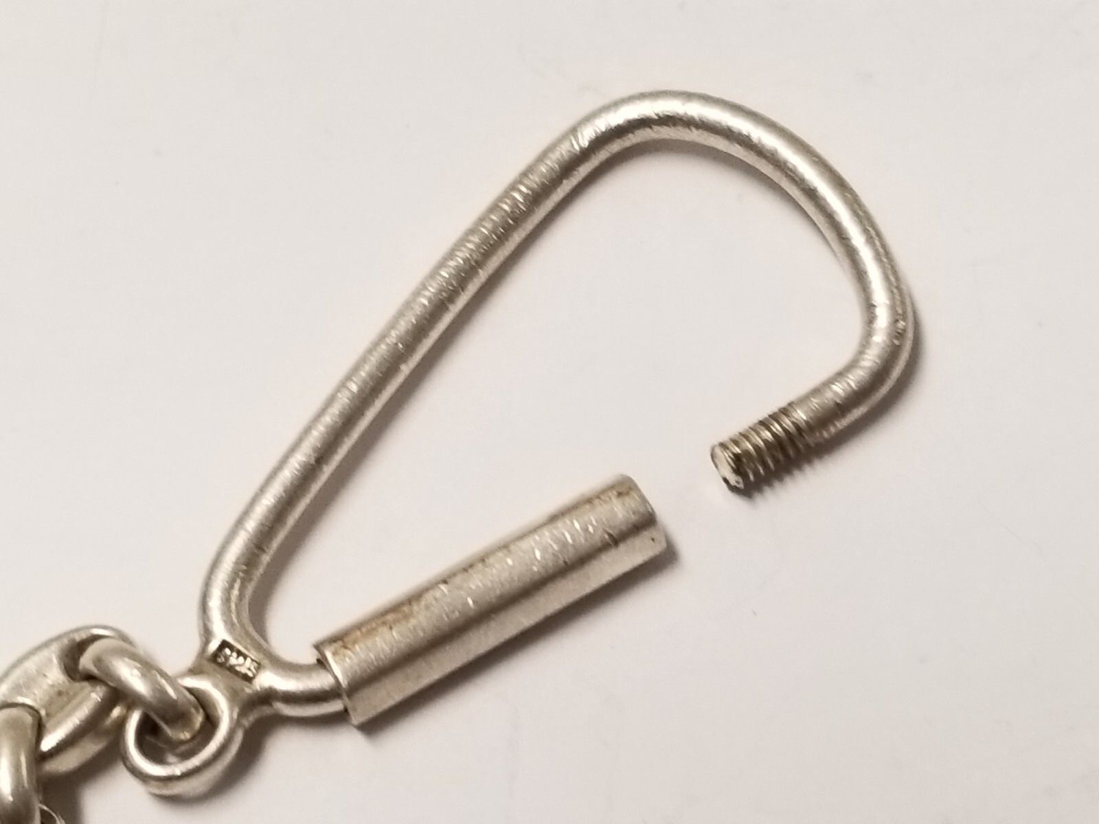 Solid 925 Sterling Silver Teddy Bear Key Chain (3… - image 4