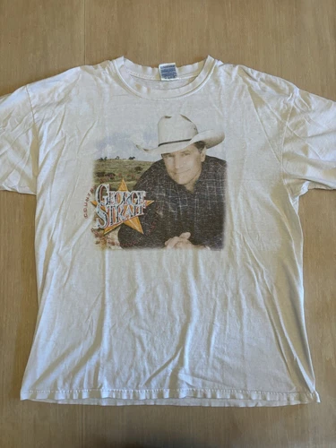 Vintage George Strait Country Music Festival Concert T-Shirt Vintage vintage concert t-shirt, vintage, size XL, single stitch, B+ condition