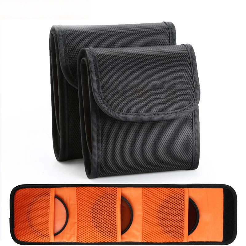 K&F Concept 3 Pockets Slots Lens Filter Pouch Wallet Case for 49 -77mm UV CPL ND - Image 3 of 4