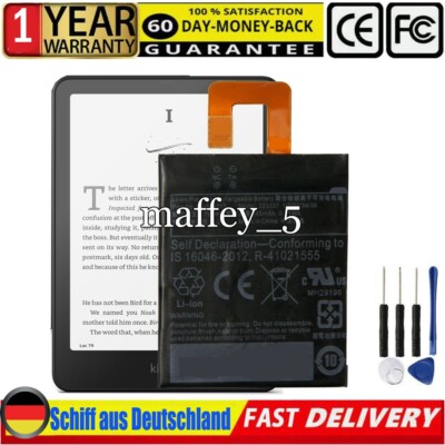 58-000117 Akku Für Amazon Kindle Oasis 1 8th Gen 6'' SW56RW(2016) Oasis 2 Oasis 3