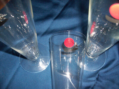3er Set Pilsglas Bierglas Zwiesel Glas mit Aufdruck samurai club tokyo