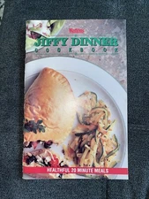Vintage 1990 Watkins Jiffy Dinner Cookbook Recipes Baking Cook Book