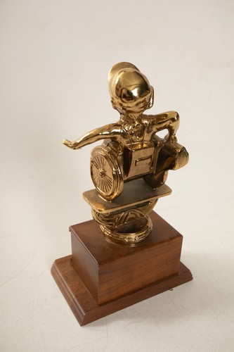 Eddie Dean (T5L-10) 1980 1st Place Trophy(JSF6) Goodwill Golf Classic Wheelchair - Picture 3 of 10