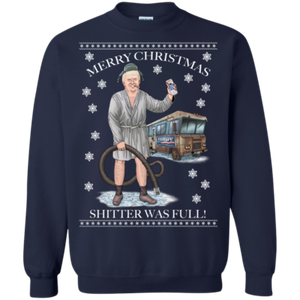 Donald Trump Cousin Eddie RV Ugly Xmas Sweater, Funny Trump Christmas Sweatshirt