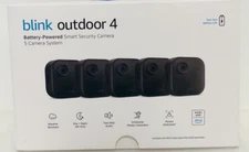 Blink Outdoor 4 (4th Gen) Security Camera System, 5-Pack, NEW
