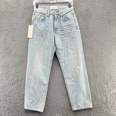 Slvrlake Jeans Womens  24 Blue Premium Denim Straight Leg Jeans New