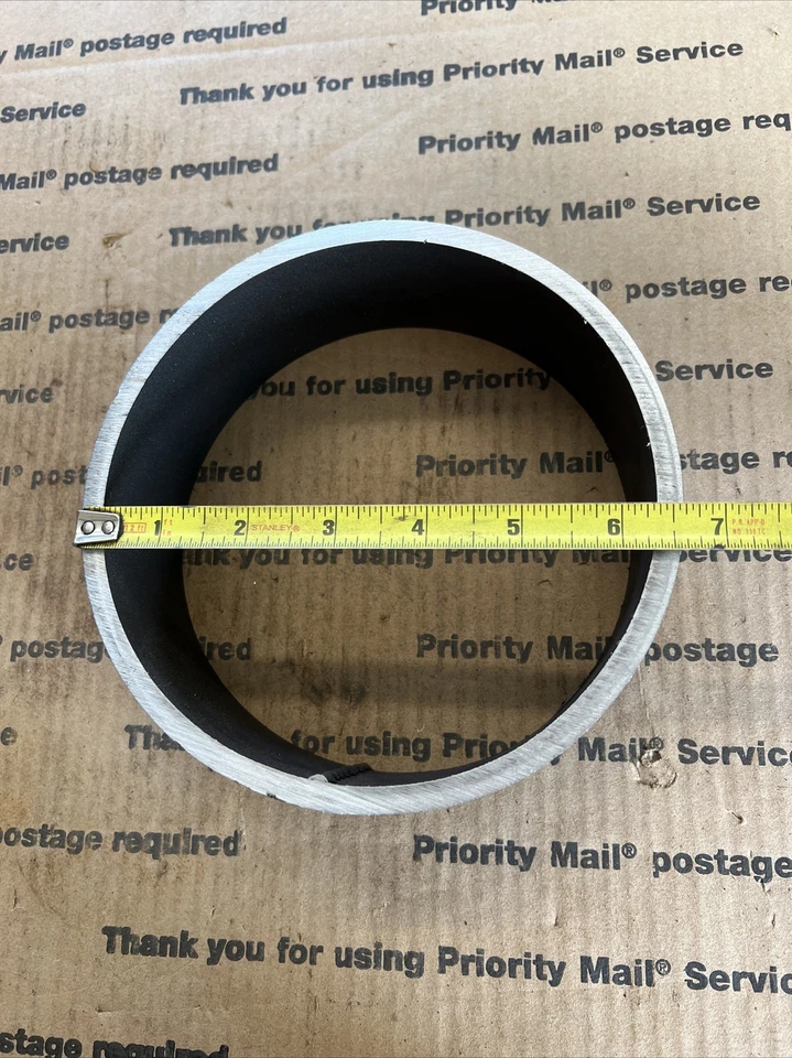 Soldadura de tubería IPS de 6" en collar de acero 1/4" + pared gruesa Sch 40 longitud 2 1/4" Foto 2 de 4