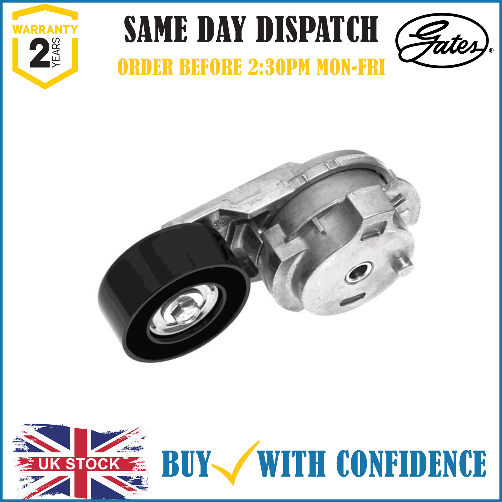 2x ✅Fits GATES T38178 BELT TENSIONER V-RIBBED BELT ⭐UK Seller⭐ - Image 16