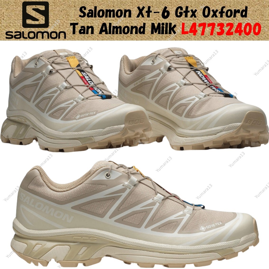 Salomon ☆ XT-6 GORE-TEX ‘Almond Milk’ XT-6 Gore-Tex – Premier