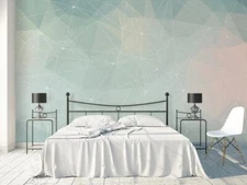 3D Graphic Lines ZHUA17666 Wallpaper Wall Murals Removable Self-adhesive Ann