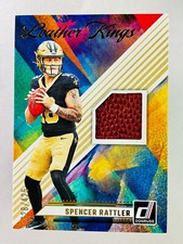 Leather Kings Spencer Rattler /425 2024 Panini Donruss Football Patch RC