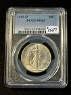 1941 D WALKING LIBERTY HALF DOLLAR PCGS MS 65