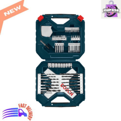 65-Piece Drill & Driver Bit Set, Mixed Use Kit, High Speed Steel, Hex Shank