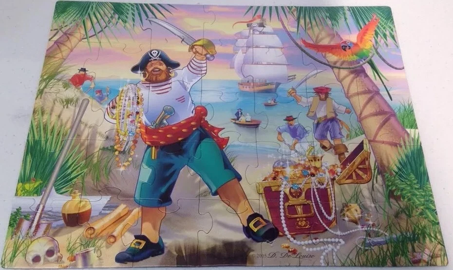 Ravensburger Pirate Adventure Jigsaw Puzzle 35 Piece - Image 2 of 4