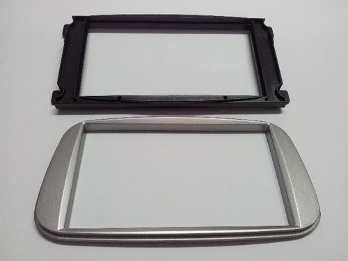 FORD GALAXY DAL 2007 MASCHERINA+STAFFE PER AUTORADIO 2 DIN - SILVER - Foto 2 di 2