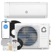 17000 BTU Mini Split Ductless Air Conditioner Heat Pump WIFI 208/230V w/Kit AC