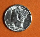 Estate Find 1944 D- Mercury Dime!!  #K34150