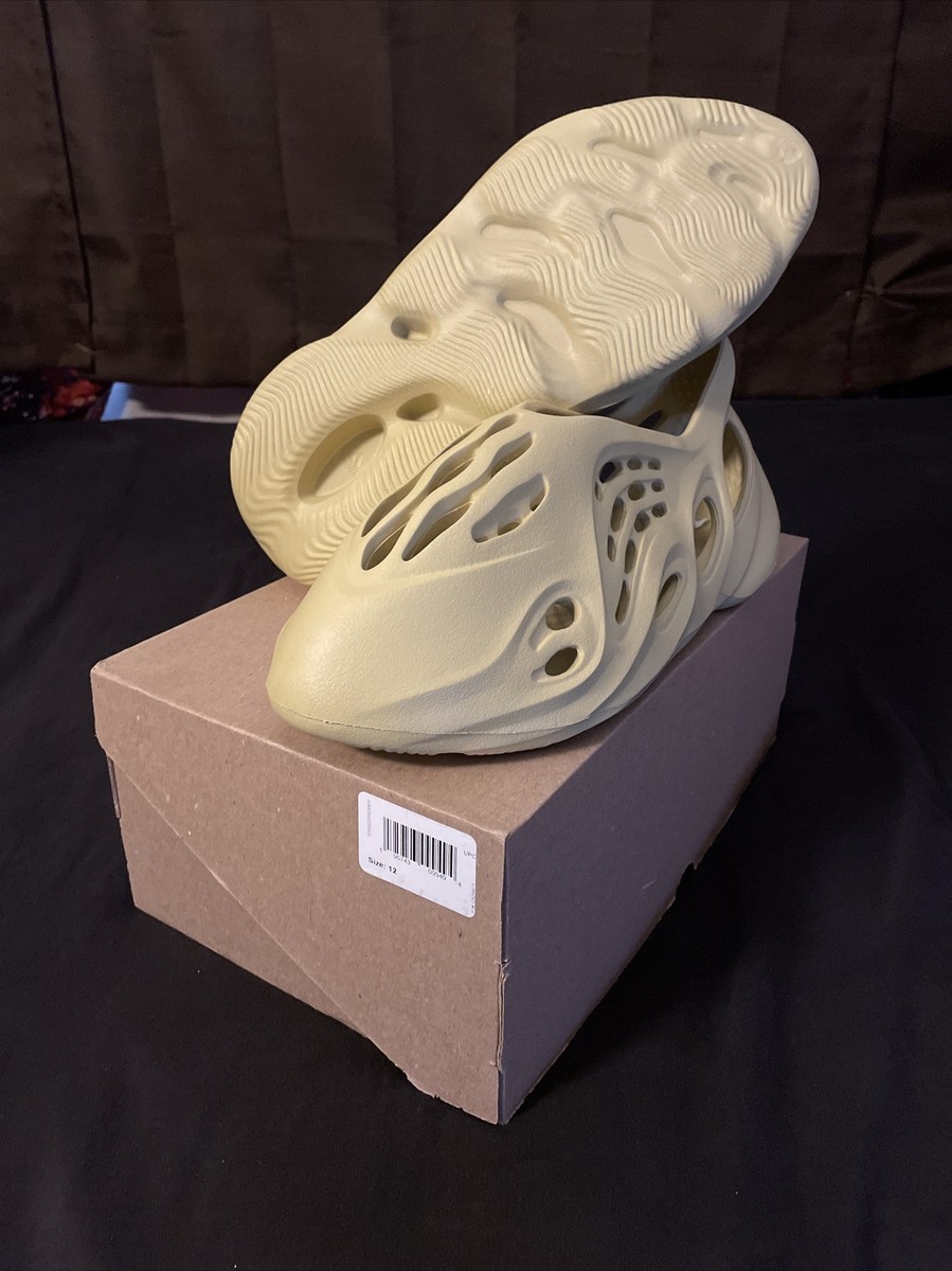 Adidas Yeezy Foam RNNR Runner Sulfur Size 12 GV6775 Brand New In Box Ships  ASAP | eBay