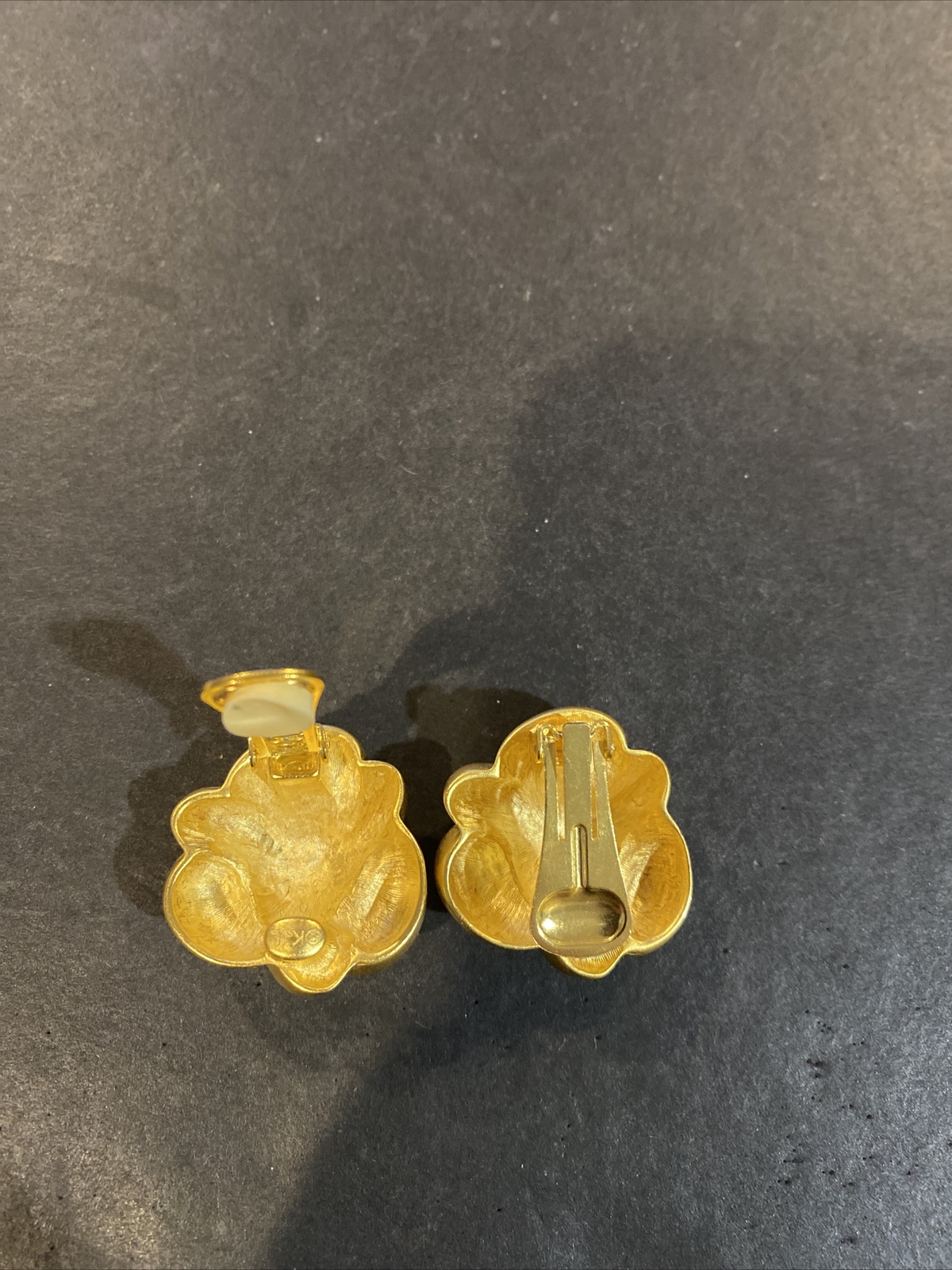 Gold Tone KJL Kenneth J Lane Clip Earrings - image 5