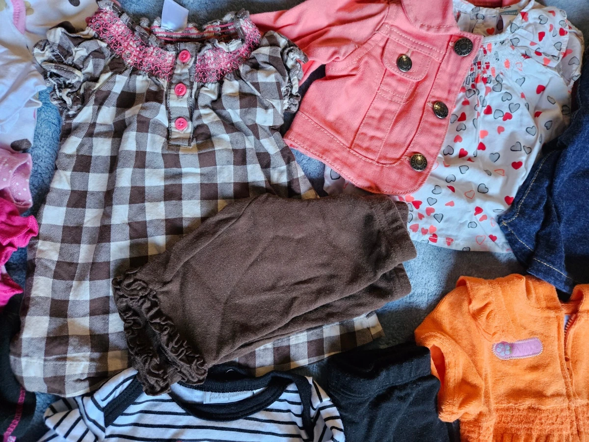 Mixed Lot Of Baby Girl Clothes Size 0 - 3 mo. Old Navy, Disney, and Others  (#3)