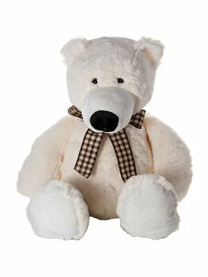 MOUSEHOUSE GIFTS Mousehouse Cute Polar Bear Soft Toy Teddy Stuffed Animal Plush 36cm