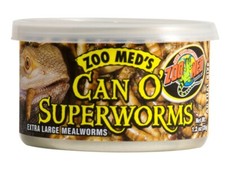 Zoo Med Can O' Superworms Reptile Wet Food - 1.2 oz