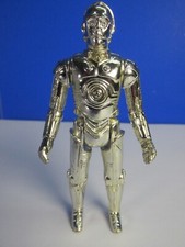 GENUINE vintage star wars C-3PO DROID ACTION FIGURE kenner REMOVABLE LIMBS 1982