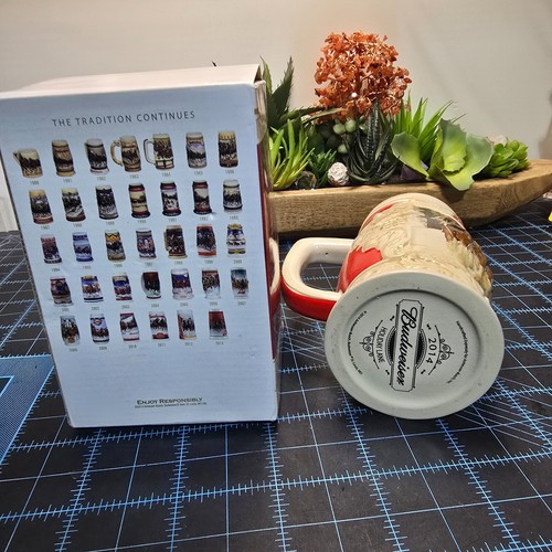 2014 Budweiser Holiday Stein "Holiday Lane" w/COA - Picture 6 of 7