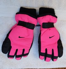 Girls Yourh Nike Winter Gloves Pink/Black GUC