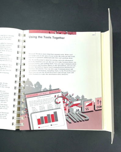 1986 Microsoft Works Using Microsoft Works/101 desktop publishing Tips 1987 p - Picture 2 of 8