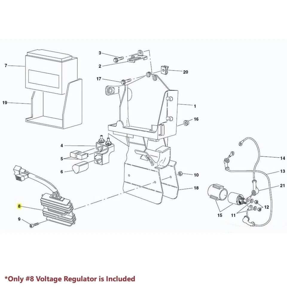 PARA DUCATI MONSTER 600-916/SPORT OE RETIFICADOR/REGULADOR DE TENSÃO OE 54040111C - Imagem 2 de 3
